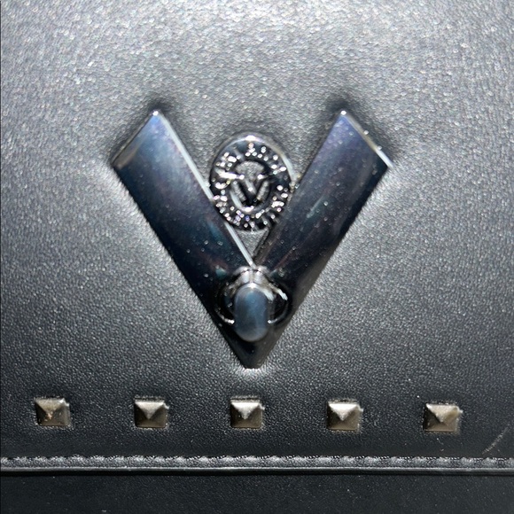 Valentino Orlandi Black Satchel with Silver Accents - Picture 4 of 15